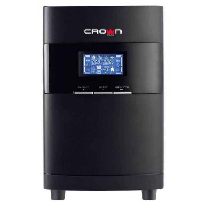 Источник бесперебойного питания CROWN CM000001883 (On-line, 3000VA/2700W, USB, 4*EURO, слот SNMP) Источник бесперебойного питания CROWN CM000001883 (On-line, 3000VA/2700W, USB, 4*EURO, слот SNMP)