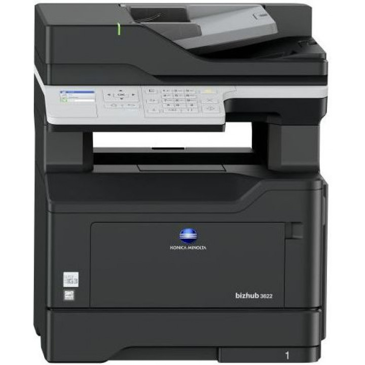 МФУ монохромное Konica Minolta bizhub 3622 AAFN021 (А4, 36 стр/мин, факс, Wi-Fi)