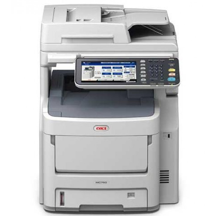 МФУ цветное OKI MC760DNFAX (A4, 28 стр/мин, факс, степлер, лоток 630 л)