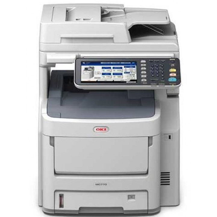 МФУ цветное OKI MC770DNFAX (A4, 34 стр/мин, факс, степлер, дуплекс)