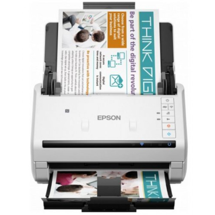 Сканер Epson WorkForce DS-570W B11B228401 (беспроводной, А4, 35 стр/мин, Wi-Fi Direct, автоподатчик 50 л.)