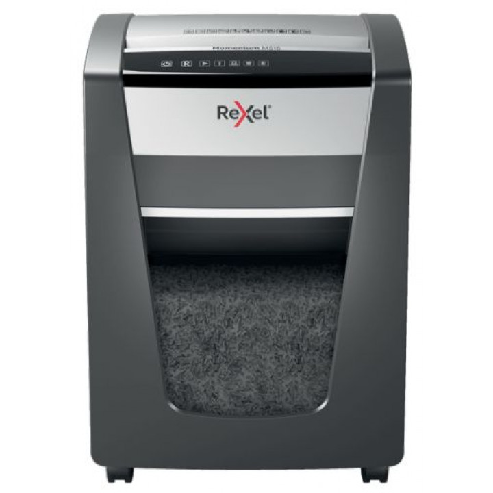 Уничтожитель бумаг Rexel 2104577EU (секр. P-5, 2x15мм, 15л, 30 лтр, скрепки/скобы)