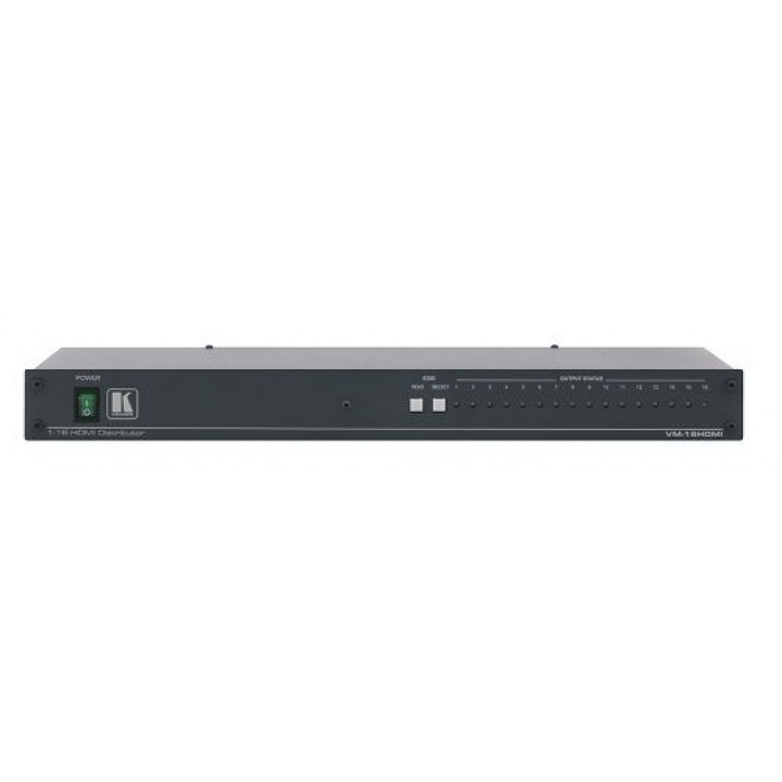 Усилитель-распределитель HDMI Kramer VM-16H/220V (1:16, компенсация кабеля) Усилитель-распределитель HDMI Kramer VM-16H/220V (1:16, компенсация кабеля)