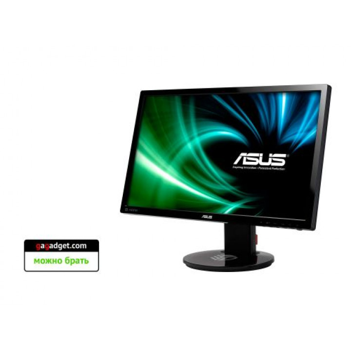 Монитор ASUS VG248QE (24" Full HD, 1 мс, DVI, HDMI, встроенные колонки)