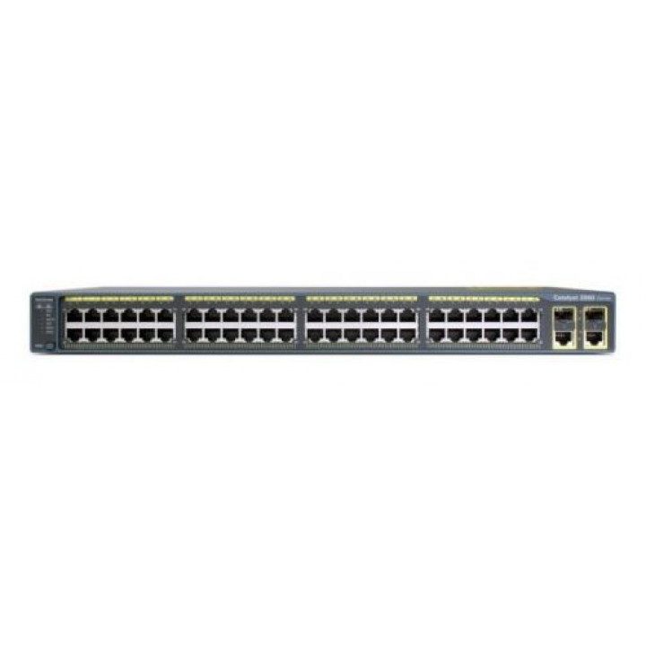 Коммутатор Cisco WS-C2960R+48PST-L (48 портов 10/100 PoE + 2 1000BT +2 SFP, LAN Base)