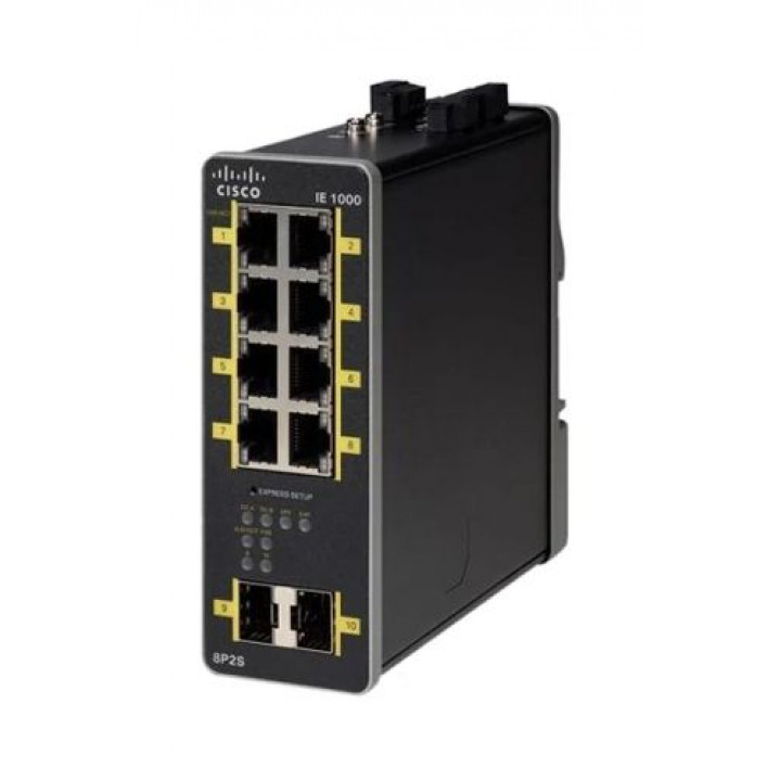 Коммутатор Cisco IE-1000-8P2S-LM (8 портов FE PoE, 2 GE SFP, L2) Коммутатор Cisco IE-1000-8P2S-LM (8 портов FE PoE, 2 GE SFP, L2)