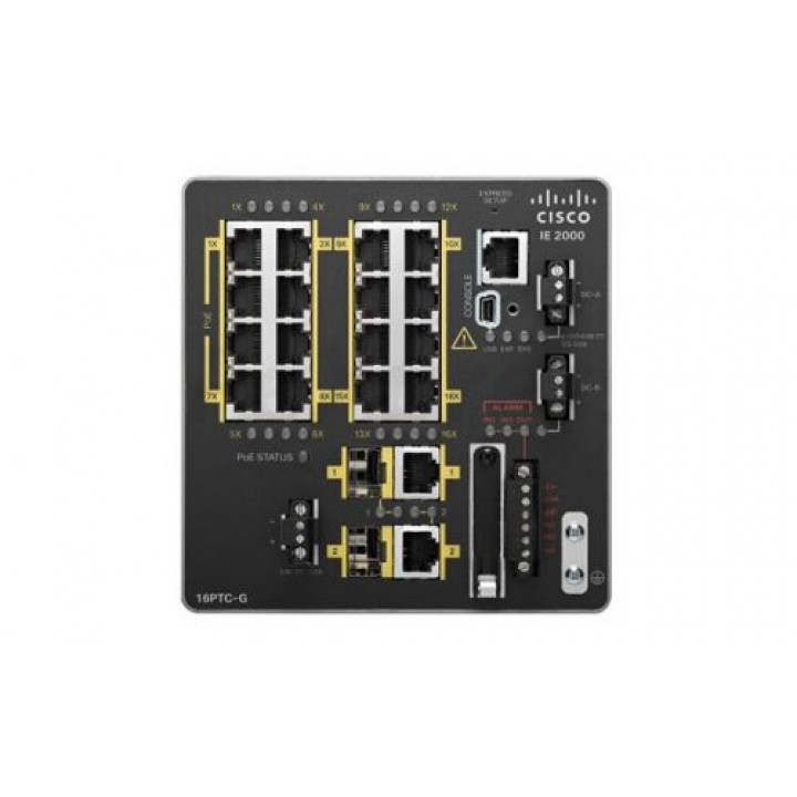 Коммутатор Cisco IE-2000-16TC-B (16 портов 10/100, 2 FE SFP, Base) Коммутатор Cisco IE-2000-16TC-B (16 портов 10/100, 2 FE SFP, Base)