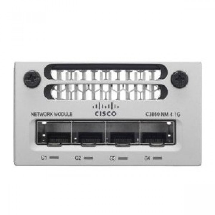 Модуль Cisco C3850-NM-4-1G= (4x1G SFP) Модуль Cisco C3850-NM-4-1G= (4x1G SFP)