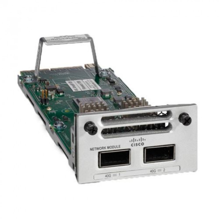 Сетевой модуль Cisco C9300-NM-2Q= (для Catalyst 9300, 2x 40G QSFP+)