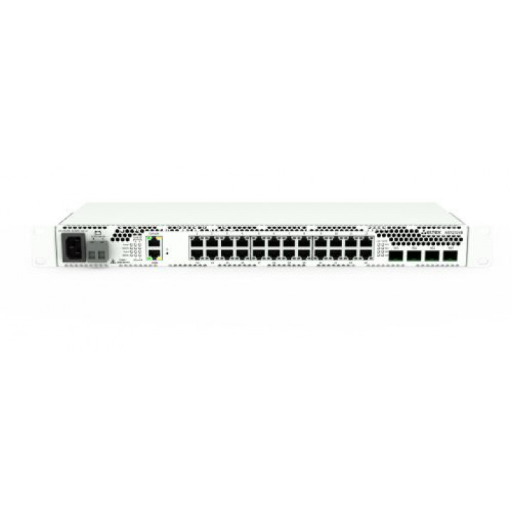 Коммутатор ELTEX MES2324B_AC (24 гигабитных порта, 4 порта 10G SFP+, L2) Коммутатор ELTEX MES2324B_AC (24 гигабитных порта, 4 порта 10G SFP+, L2)