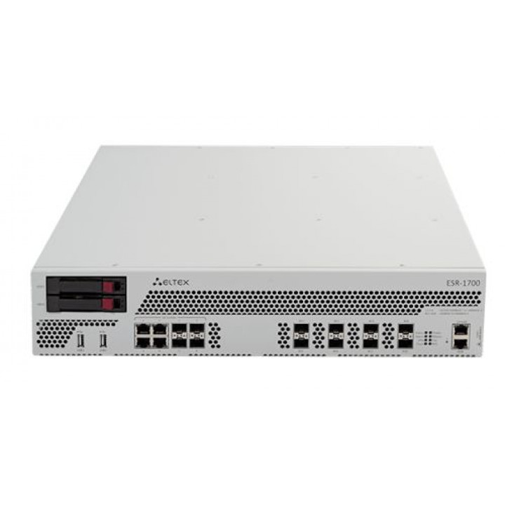 Маршрутизатор ELTEX ESR-1700 (4xCombo, 8x10G SFP+, USB, 32GB RAM) Маршрутизатор ELTEX ESR-1700 (4xCombo, 8x10G SFP+, USB, 32GB RAM)