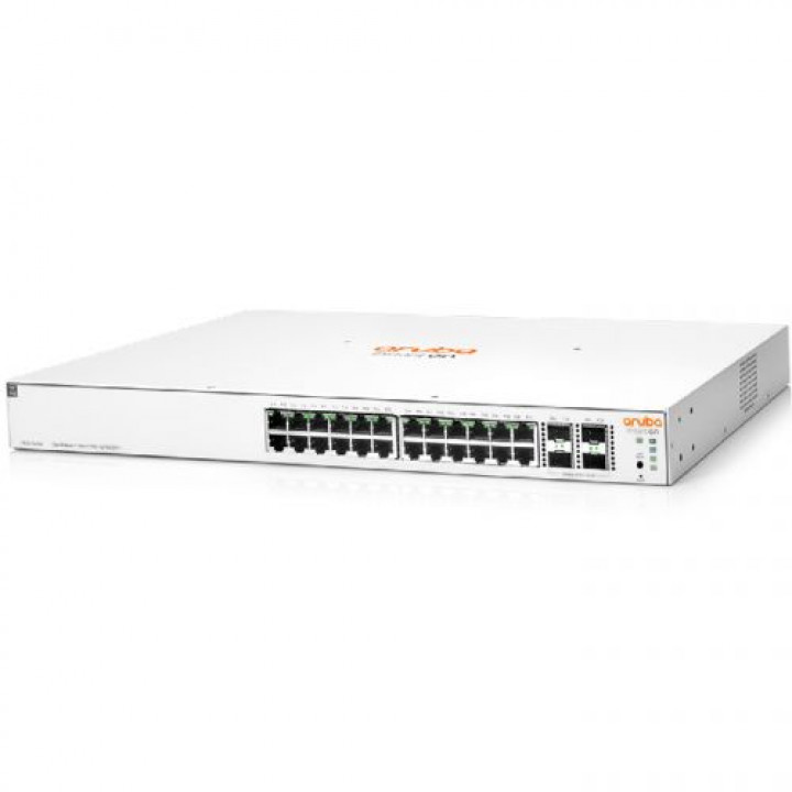 Коммутатор HPE Aruba JL684A (Instant On 1930, 24G Class4 PoE, 4SFP/SFP+, 370W)