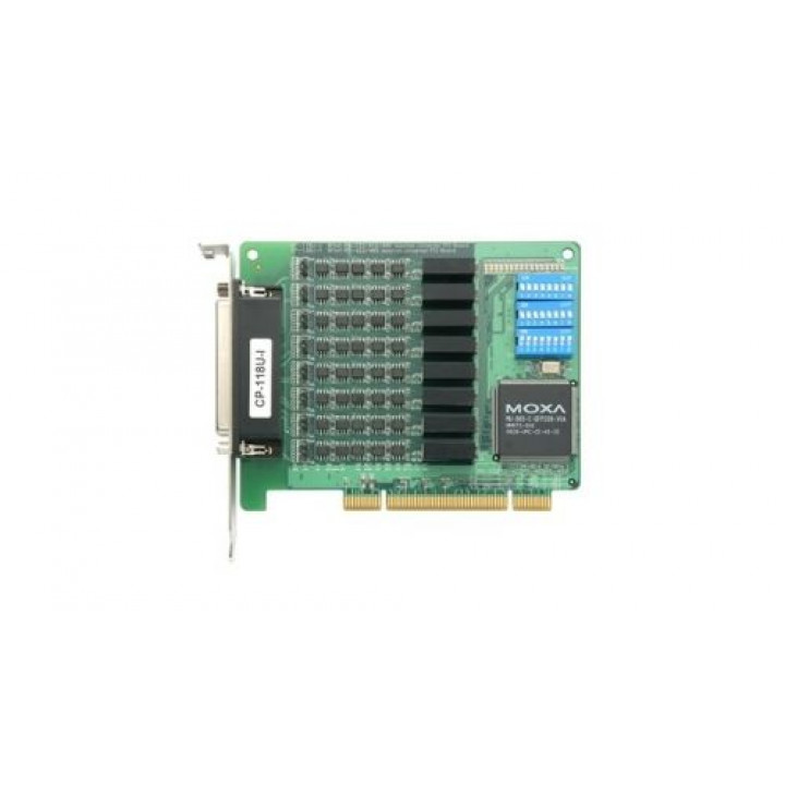 Плата MOXA CP-118U-I-T (8 портов RS-232/422/485, с изоляцией 2 кВ, surge protection) Плата MOXA CP-118U-I-T (8 портов RS-232/422/485, с изоляцией 2 кВ, surge protection)
