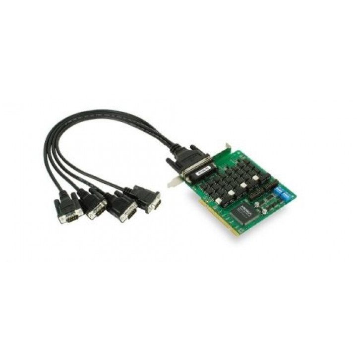 Плата MOXA CP-134U-I-T (4 порта RS-422/485, изоляция, Universal PCI, защита 16KV, без кабеля)