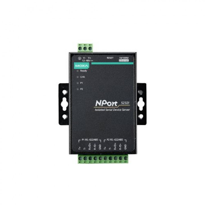 Преобразователь MOXA NPort 5232I-T (2 port RS-422/485, 10/100 Ethernt, Isolation, t:-40/+70) Преобразователь MOXA NPort 5232I-T (2 port RS-422/485, 10/100 Ethernt, Isolation, t:-40/+70)