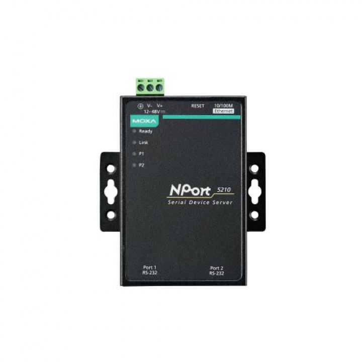 Преобразователь MOXA NPort 5210-T (2 Port RS-232, RJ45, t:-40/+70) Преобразователь MOXA NPort 5210-T (2 Port RS-232, RJ45, t:-40/+70)