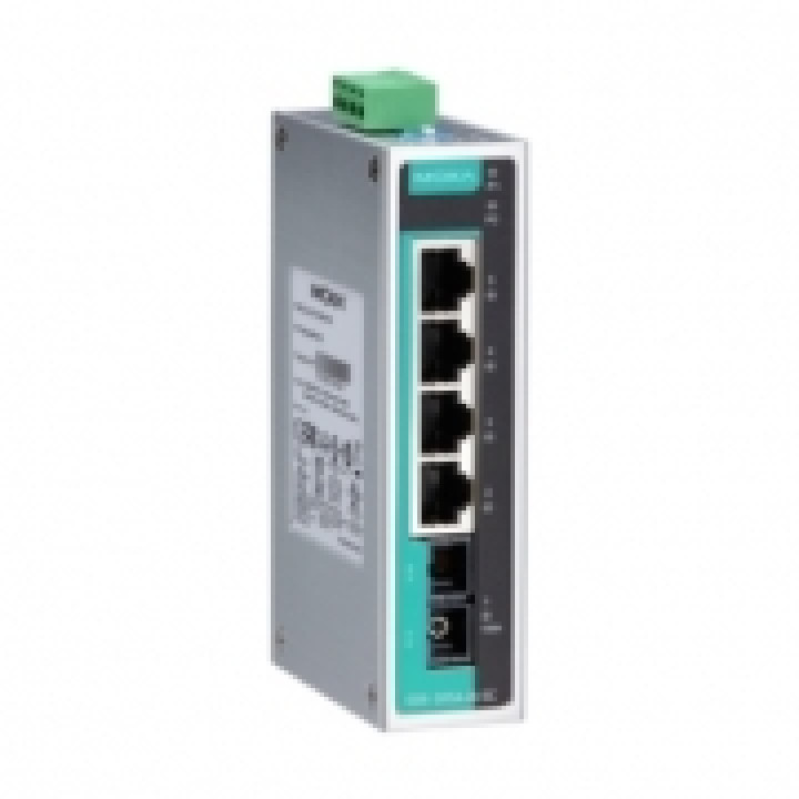 Коммутатор MOXA EDS-205A-S-SC (5 портов, 4x10/100 TX, 1x100 FX singlemode, dual power)