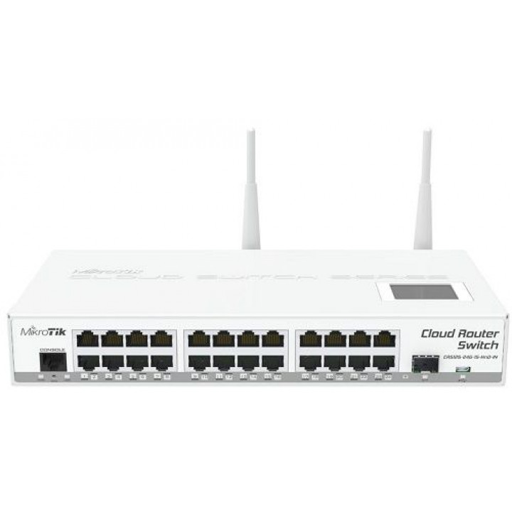 Коммутатор Mikrotik CRS125-24G-1S-2HnD-IN (24xGE, 1xSFP, Wi-Fi) Коммутатор Mikrotik CRS125-24G-1S-2HnD-IN (24xGE, 1xSFP, Wi-Fi)