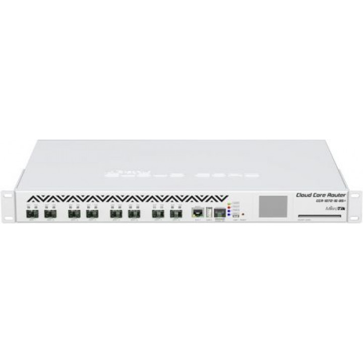 Коммутатор Mikrotik CCR1072-1G-8S+ (1xGE, 8xSFP+, 72 ядра) Коммутатор Mikrotik CCR1072-1G-8S+ (1xGE, 8xSFP+, 72 ядра)
