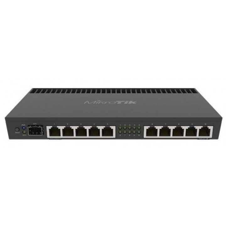 Маршрутизатор Mikrotik RB4011IGS+RM (4 ядра, 1GB RAM, 10xGbE, 1xSFP+)