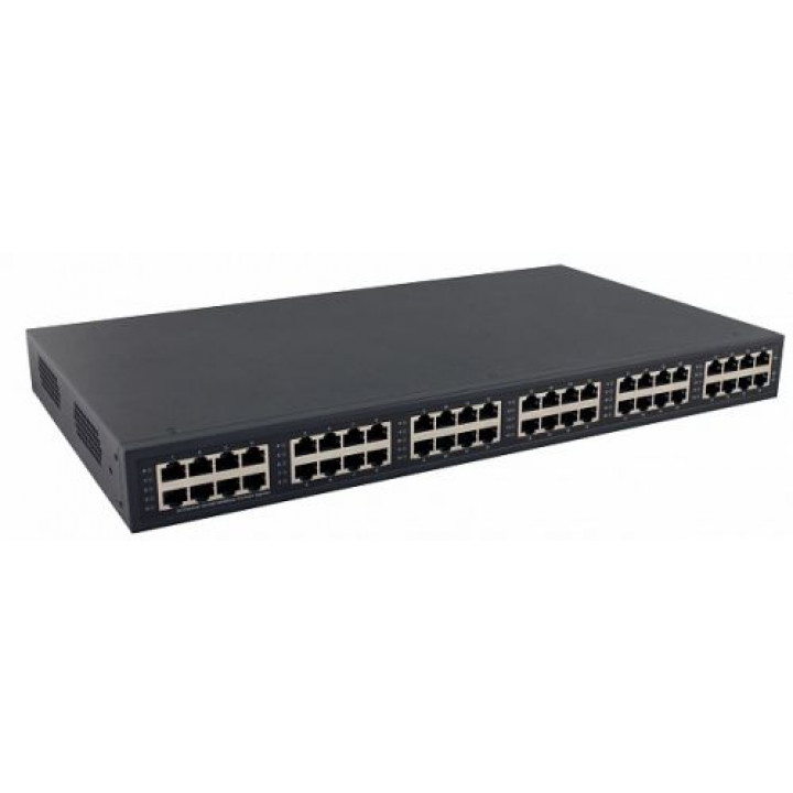 Инжектор PoE OSNOVO MIDSPAN-24/370RG (24 порта, 30 Вт на порт, 370 Вт, монтаж в 19” стойку)