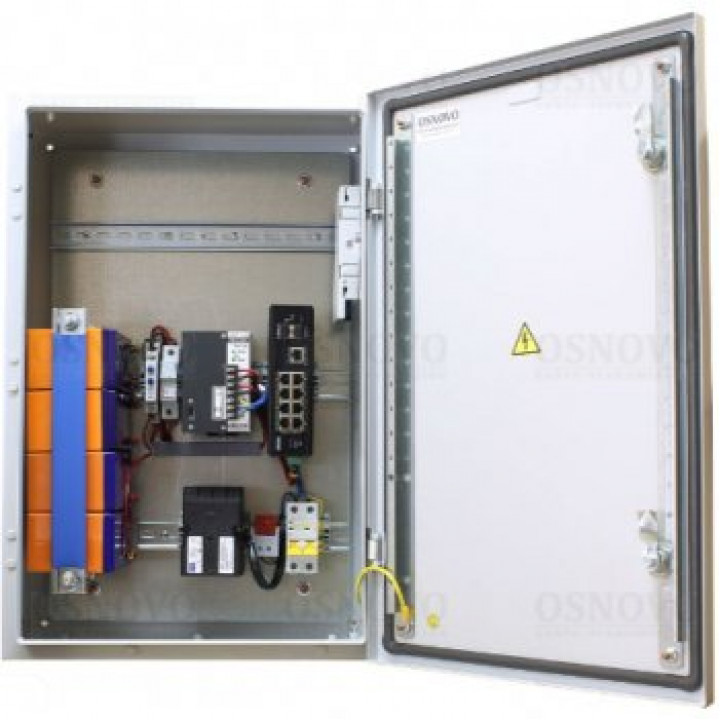 Коммутатор PoE OSNOVO OS-46TB1(SW-60812/I) (уличный, PoE, резервное питание) Коммутатор PoE OSNOVO OS-46TB1(SW-60812/I) (уличный, PoE, резервное питание)