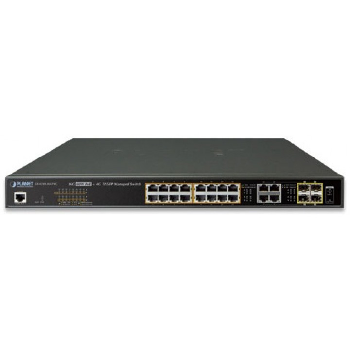 Коммутатор PoE PLANET GS-4210-24UP4C (24 порта Ultra PoE, 4 SFP) Коммутатор PoE PLANET GS-4210-24UP4C (24 порта Ultra PoE, 4 SFP)