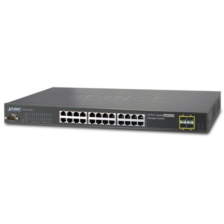 Коммутатор Planet IGSW-24040T (24xGigabit, 4xSFP, -40С~75C) Коммутатор Planet IGSW-24040T (24xGigabit, 4xSFP, -40С~75C)