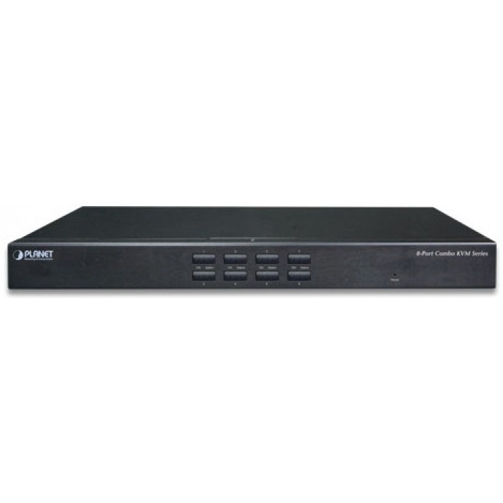 KVM-переключатель Planet IKVM-210-08 (8-портовый, IP, Combo) KVM-переключатель Planet IKVM-210-08 (8-портовый, IP, Combo)