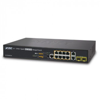 Коммутатор PoE Planet GS-5220-8P2T2S