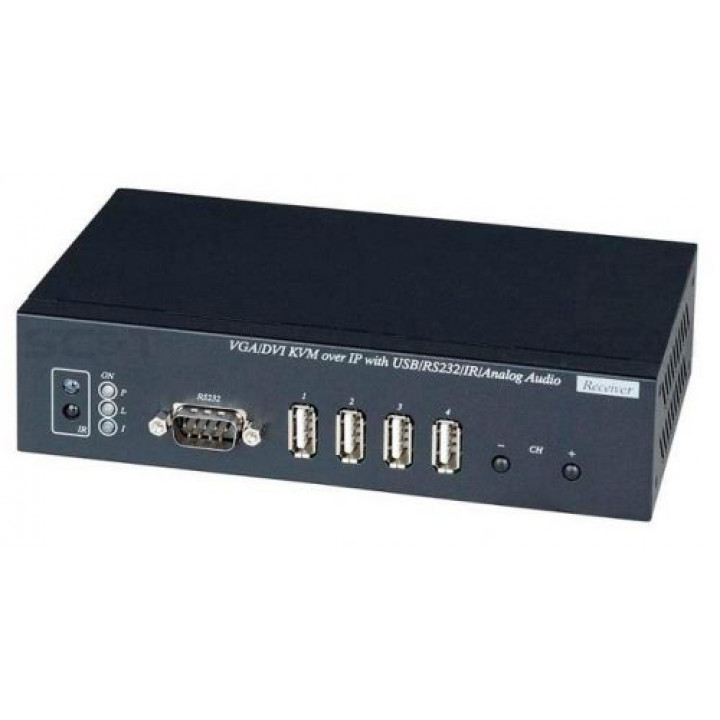 Приемник KVM по Ethernet SC&T VDKM01BR (до 150м, DVI/VGA, USB, аудио, RS232, ИК, 1080p) Приемник KVM по Ethernet SC&T VDKM01BR (до 150м, DVI/VGA, USB, аудио, RS232, ИК, 1080p)