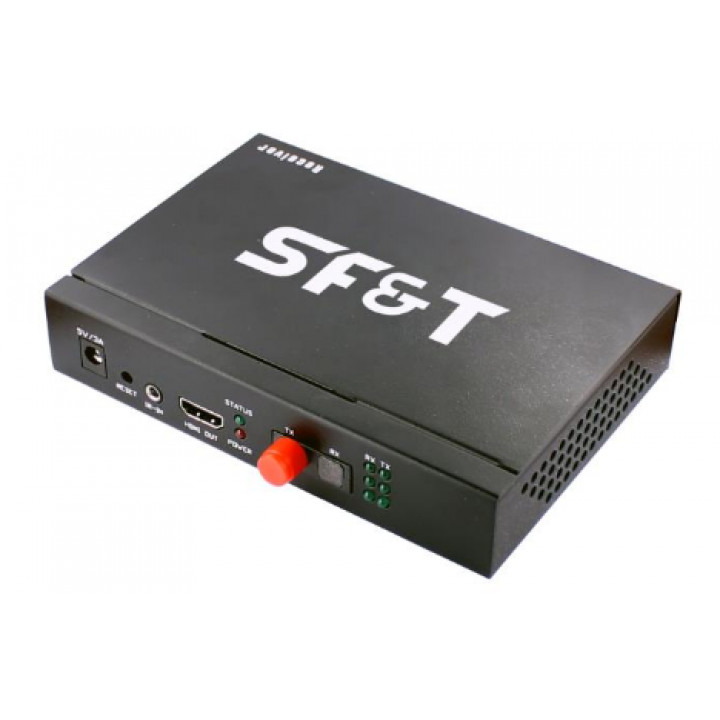 Оптический приемник HDMI и ИК SF&T SFH11S5R (1 канал, до 20км, одномодовое волокно)