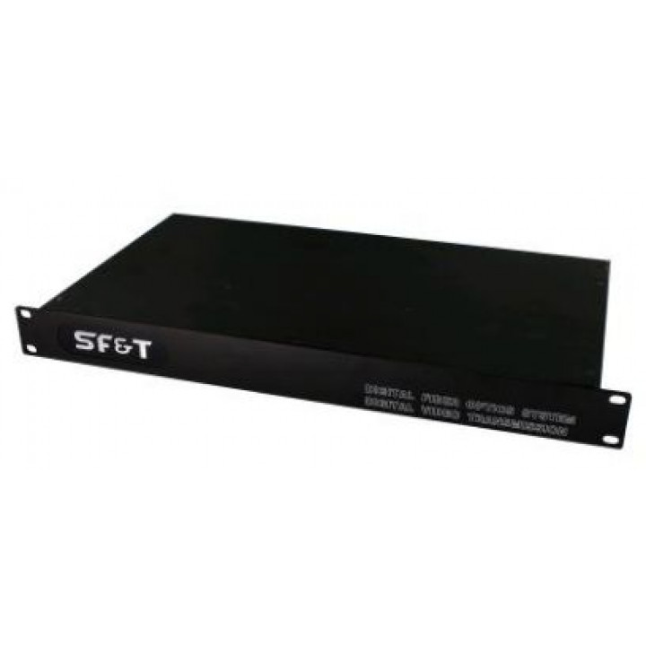 Бокс SF&T SF-041B (1U, 4 слота, Composite Video)