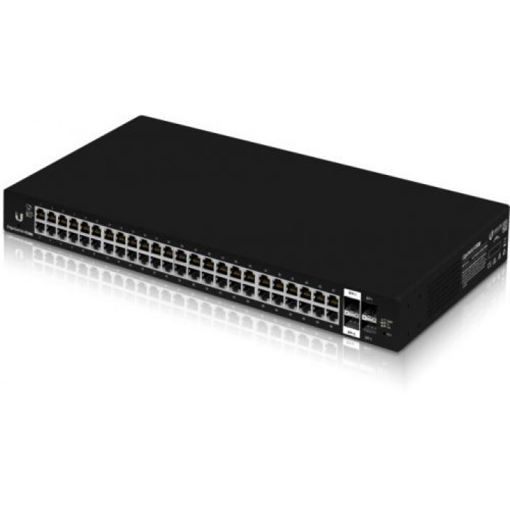Коммутатор управляемый Ubiquiti ES-48-LITE (48x1Gb, 2xSFP 1Gb, 2xSFP+ 10Gb)