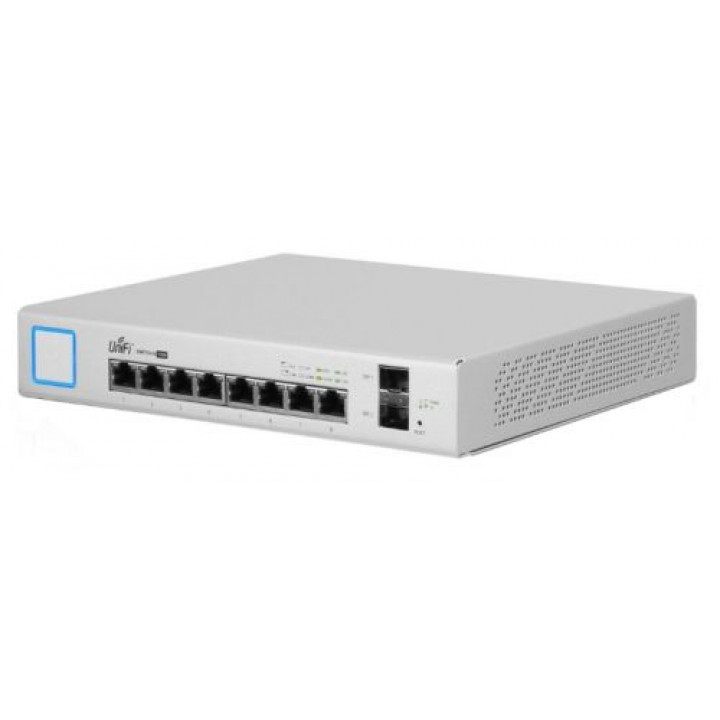 Коммутатор PoE Ubiquiti US-8-150W-EU (8x1GbE PoE, 2xSFP, 150Вт, 19") Коммутатор PoE Ubiquiti US-8-150W-EU (8x1GbE PoE, 2xSFP, 150Вт, 19")