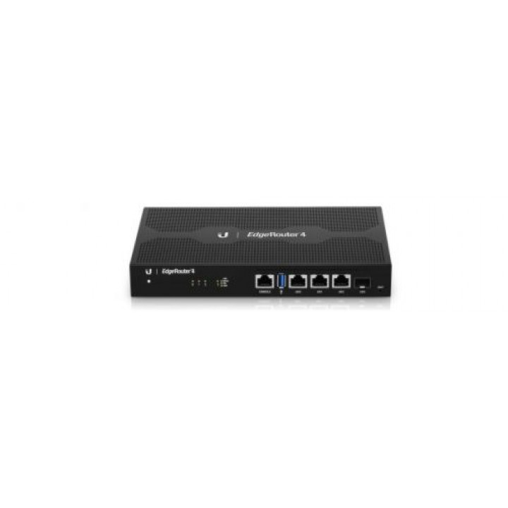 Маршрутизатор Ubiquiti ER-4 (4 порта Gigabit Ethernet, EdgeOS) Маршрутизатор Ubiquiti ER-4 (4 порта Gigabit Ethernet, EdgeOS)