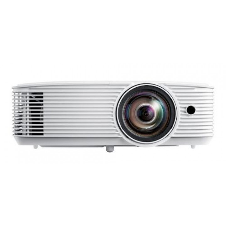 Проектор Optoma E1P1A28WE1Z2 (короткофокусный, DLP, WXGA 1280x800, 3600 Лм, 30000:1)