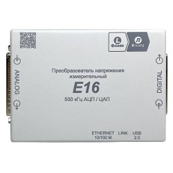 Внешний модуль Л Кард E16, преобразователь напряжения измерительный ТВРД.687281.822