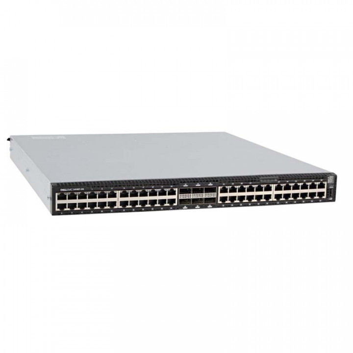 Коммутатор Dell S4148T-ON-02 (48x10GbE Base-T, 2xQSFP+, 4xQSFP28, 2xPSU, 1U)