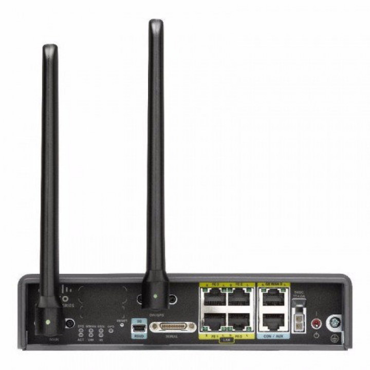 Маршрутизатор Cisco C819H-K9 (M2M Hardened, 4G LTE, Smart Serial) Маршрутизатор Cisco C819H-K9 (M2M Hardened, 4G LTE, Smart Serial)