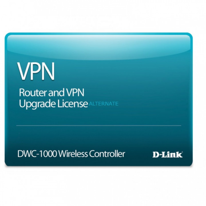 Лицензия D-Link DWC-1000-VPN-LIC (VPN, фаервол, маршрутизатор)