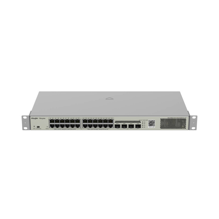 Коммутатор Ruijie Reyee RG-NBS3100-24GT4SFP-P-V2 (L2, 24xPoE, 4xSFP, 370Вт)