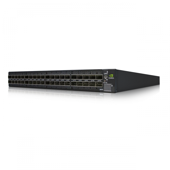 Коммутатор Mellanox MQM8790-HS2F (Quantum HDR InfiniBand, 40 портов QSFP56, 2 БП AC)