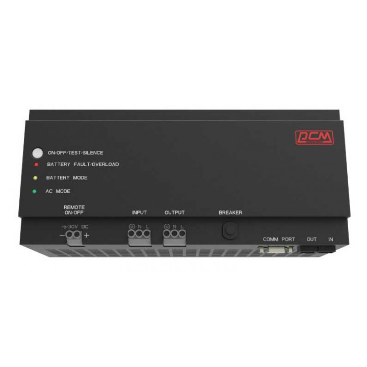 Источник бесперебойного питания Powercom DRU-850 (850VA/510W, DIN-рейка, 230V)