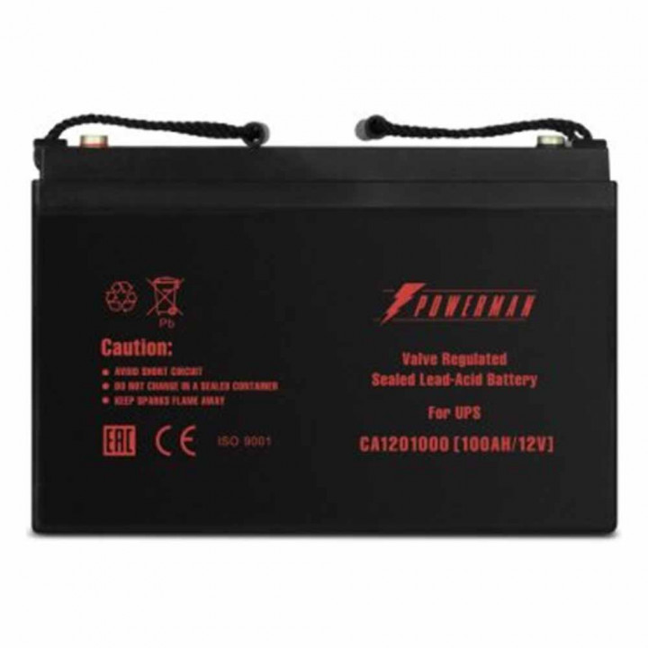 Батарея Powerman POWERMAN Battery 12V/100AH (12V, 100Ah, AGM)