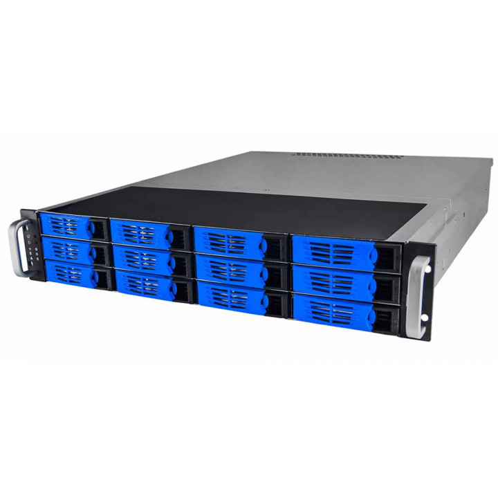 Серверный корпус NegoRack NR-R2012-1000R2 (2x1000Вт, 12xHot Swap SAS/SATA, ATX 10x12, 550mm)