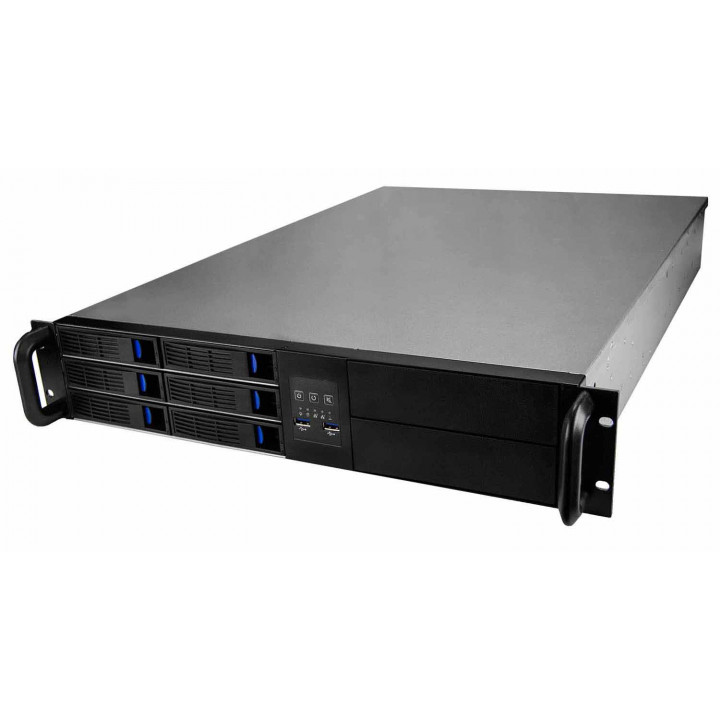 Серверный корпус 2U NegoRack NR-R216-400R2 (2x400Вт, 6xHot Swap SAS/SATA, EATX)