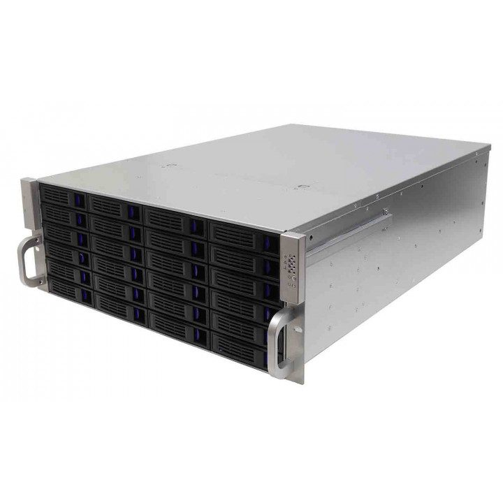 Серверный корпус NegoRack NR-R424-1200R2 (4U, 2x1200Вт Hot Swap, 24xSAS/SATA, EATX 12x13, 650mm)