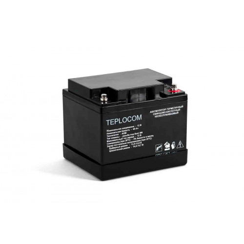 Аккумулятор Бастион TEPLOCOM 40Ач