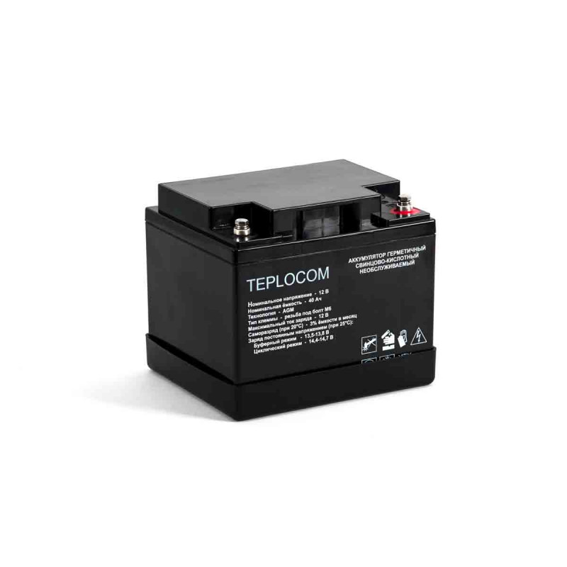 Аккумулятор Бастион TEPLOCOM 40Ач